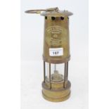 A Thomas & Williams miner's lamp, No 107926, 26 cm high