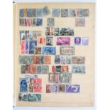 A group of France and Italy stamps, various issues with earlies to circa 1940s, in an album