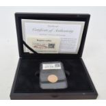 An Elizabeth II Tower Hill sovereign, 1974, boxed with certificate