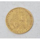 A Queen Victoria shield back half sovereign, 1887