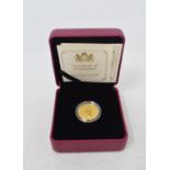 A Royal Canadian Mint $10 Maple Leaves gold coin, 2015, boxed with certificate