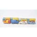 A Corgi Commer Pick-up Truck, 465, and three others, 214, 416 and 475, all boxed (4)
