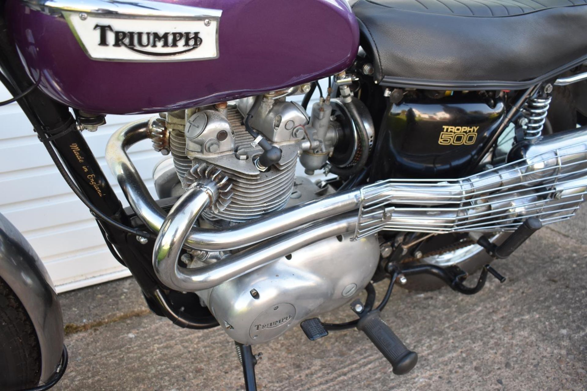 A 1970 Triumph T100C Trophy, registration number KRK 321H, frame number T100C-3643, engine number - Image 5 of 6