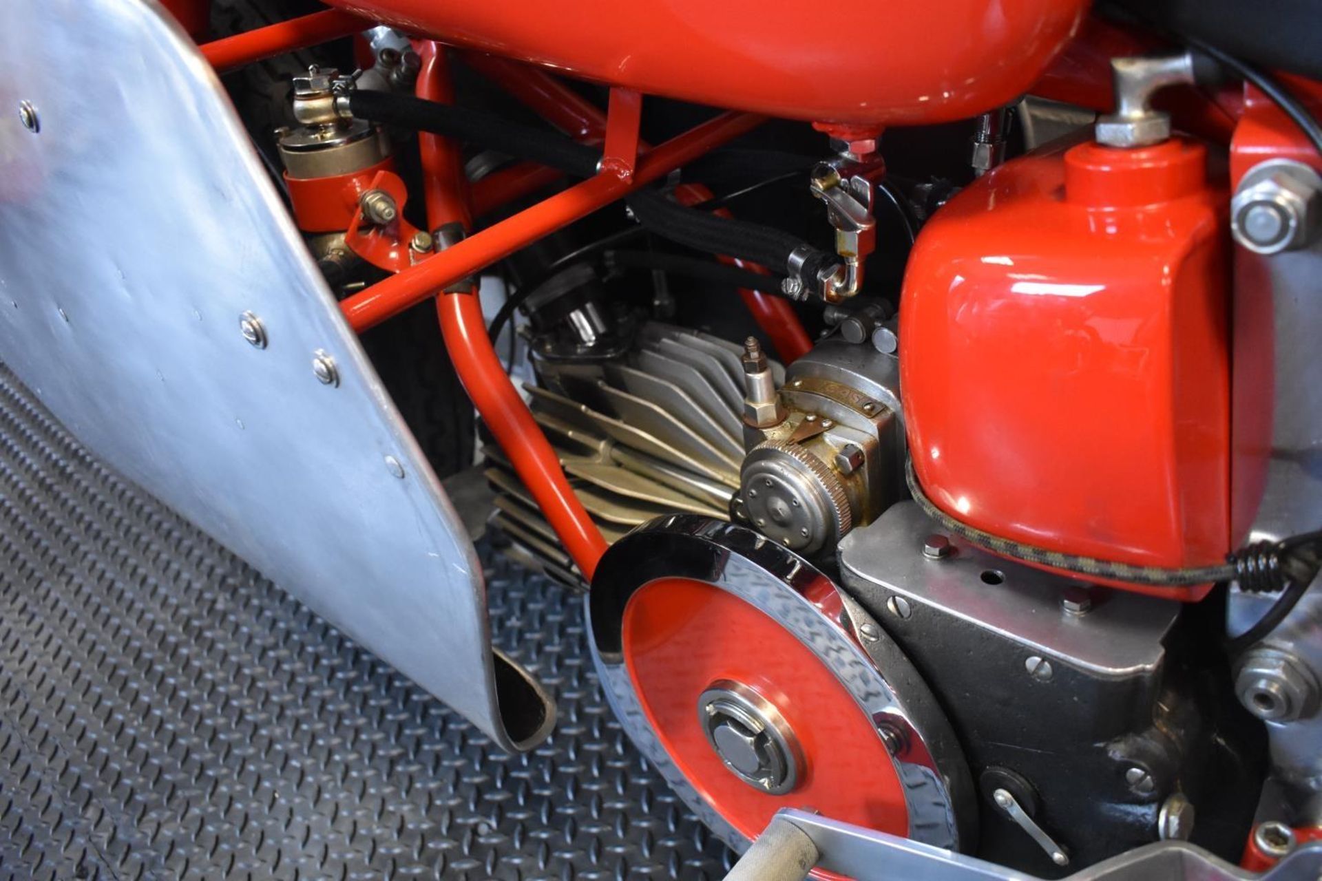 The 1952 ex-Arthur Wheeler 1954 250 Italian GP winning Moto Guzzi Gambalunghino, unregistered, frame - Image 4 of 6