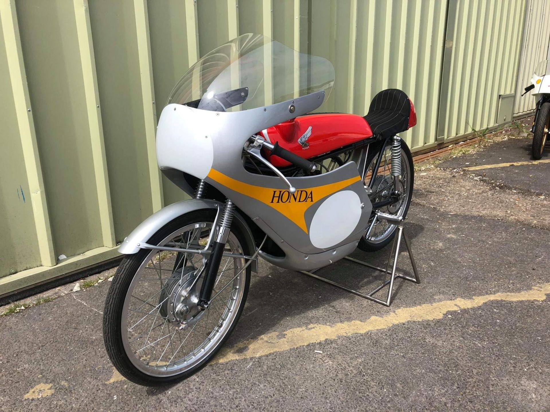 A 1962 Honda CR110, unregistered, red. Honda?s jewel like 50cc production racer was offered to - Image 3 of 3