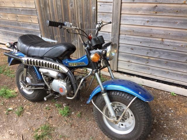 A 1981 Suzuki RV90, registration number UUB 301W, blue. This low mileage RV90 has seen little use in - Image 3 of 4