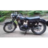 A 1958 AJS 16MS, registration number ***250 XVG***, frame number 016117, engine number 57/16MS31542,