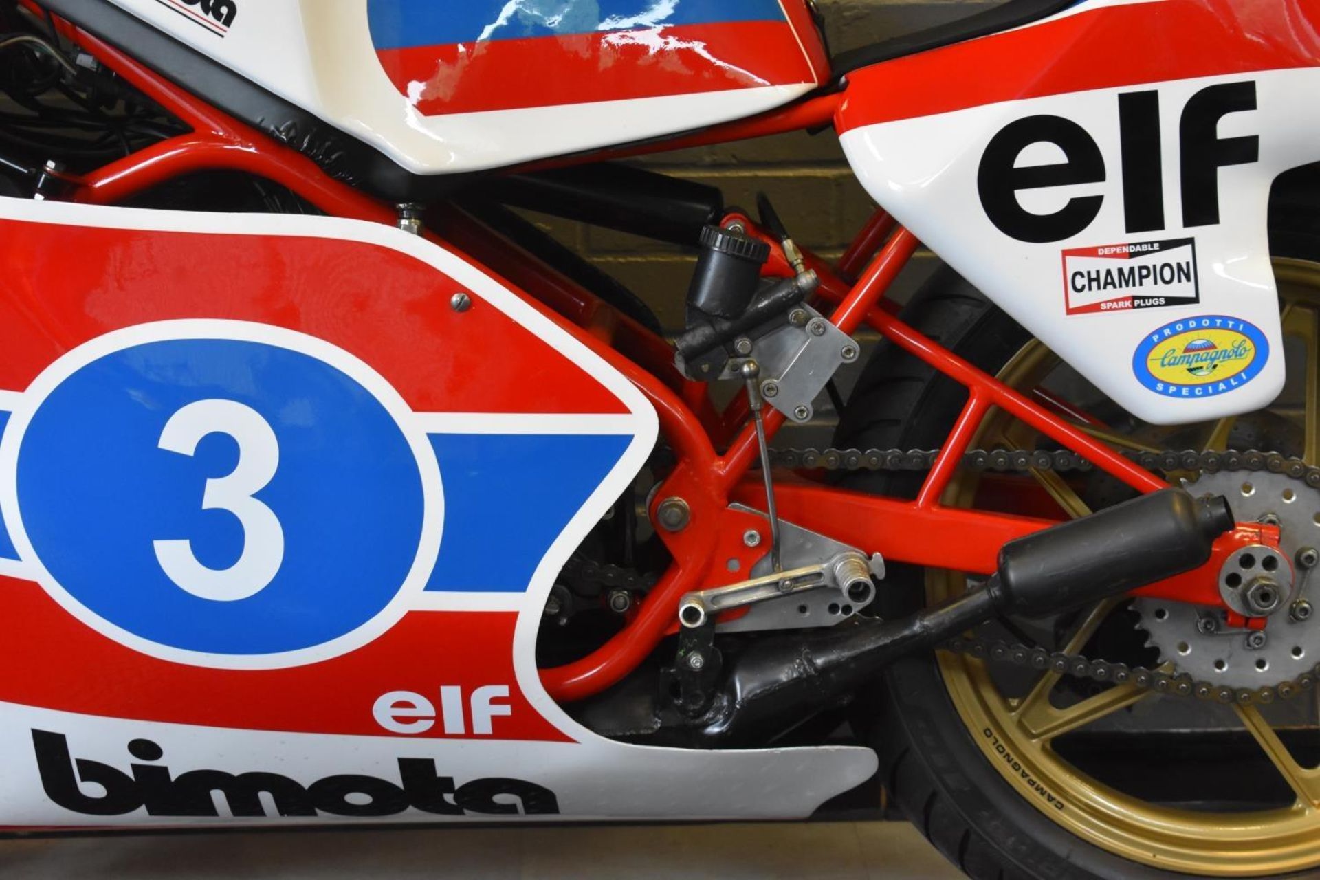 A 1977 Bimota YB1, unregistered, red/white and blue. This Bimota has formed part of a significant - Image 3 of 6