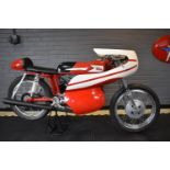 A 1962/3 Moto-Morini 175 Settebello, unregistered, red. This Moto-Morini comes direct from a