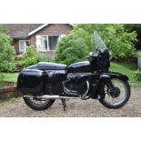 A 1955 Vincent Black Prince Series D, registration number SXA 919, frame number RD 13021, engine