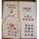 A collection of Malta stamps, 1938-49 complete GVI issues, fine used written up, on album leaves