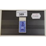 A Falkland Islands 1962 Anniversary 2/-, top marginal n/h with wmk inverted SG210a