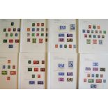 A group of Morocco Agencies/Tangier stamps, 1937-49 complete King GVI issues, fine used, written