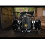 A 1949 Bentley MkVI standard steel sports saloon, registration number LLG 186, chassis number