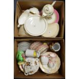 Assorted Royal Worcester dinnerwares, other dinnerwares, tea sets and items (8 boxes)
