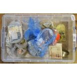 Assorted world coins and banknotes