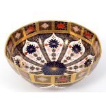 A Royal Crown Derby Old Imari octagonal bowl, 1128, 29 cm wide See illustration