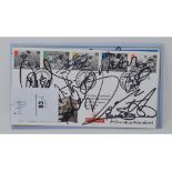 ** revised estimate** A 2007 Benham Wembley Stadium first day cover, signed by all of the 1966 World