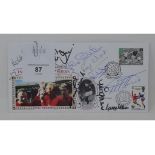 A Benham England World Cup Heroes 1966 Winners cover, signed by eleven players including Alan