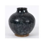 A Charles Vyse studio pottery vase, of baluster form, incised C Vyse and dated 1928, 15.5 cm high