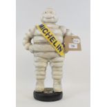 A painted metal figure, of the Michelin Man, 37 cm high Modern