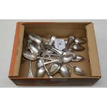 Assorted silver spoons, various dates and makers, approx. 10.2 ozt