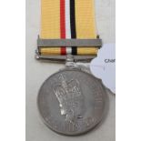 An Iraq medal, with 19 Mar 20 28 Apr 2003 bar, unnamed, and a box Report by RB Not a copy or