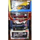 A Team Rosberg Collection 1:18 die-cast model Opel Calibra DTM 1995, and four others, all boxed (5)