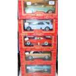A Mira 1:18 die-cast model 1955 Buick Century, and four others, all boxed (5)