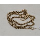 A 9ct gold necklace, approx. 9.1 g