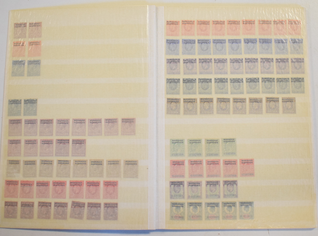 A group of Morocco Agencies stamps, British Currency 1907-13 values to 1/- (2), Spanish Currency - Image 2 of 2