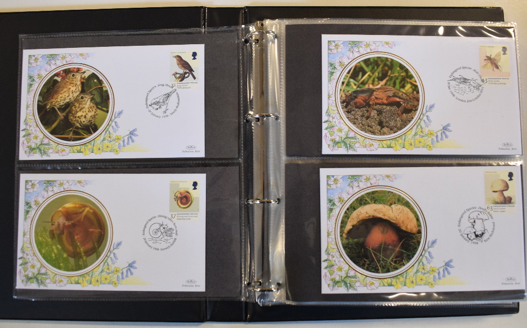 Four albums of Benham and other first day covers, some signed (4)