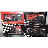 A Minichamps 1:12 die-cast model Yamaha YZR-M1 Ben Spies motogp 2010 motorbike, and eight others,
