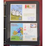 An album of forty Royal Air Forces Escaping Society first day covers, mostly signed