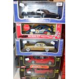 An Anson 1:18 die-cast model Bugatti EB 110, and four others, all boxed (5)