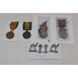 EXTRA LOT: A 1914-15 Star and British War Medal, awarded to 21389 ***Cpl not Cpt*** W Robinson Yorks