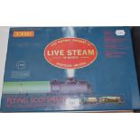A Hornby 00 gauge Live Steam locomotive and tender, 4-6-2, Flying Scotsman, Class A3, LNER, boxed