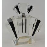 An Art Deco style scent bottle and stopper, 22 cm high Modern