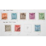 A collection of New Zealand stamps, 1937-45, fine used Postal Fiscals values (28) mounted on album