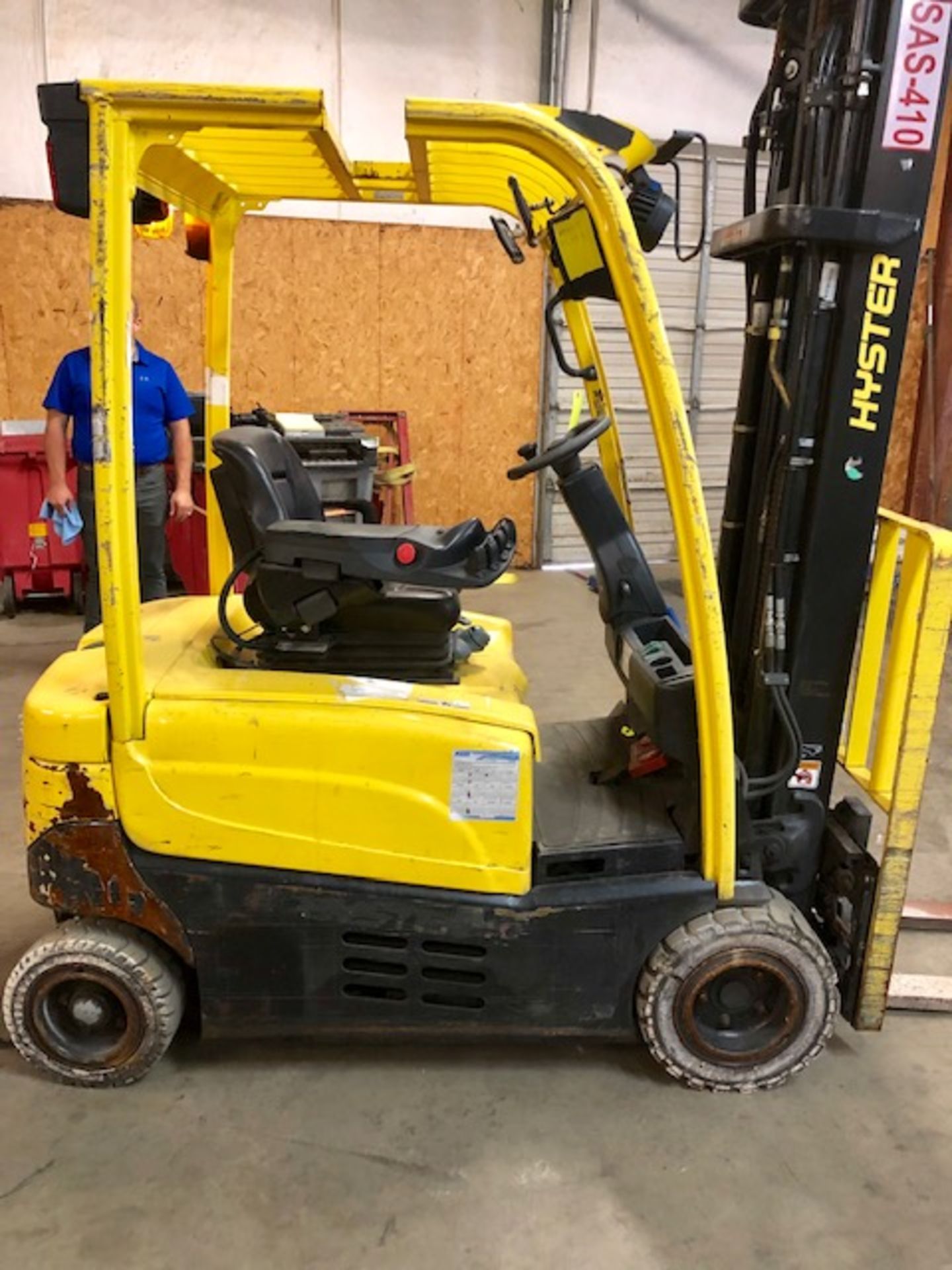 Hyster forklift J40XN w/48V battery - Image 3 of 8