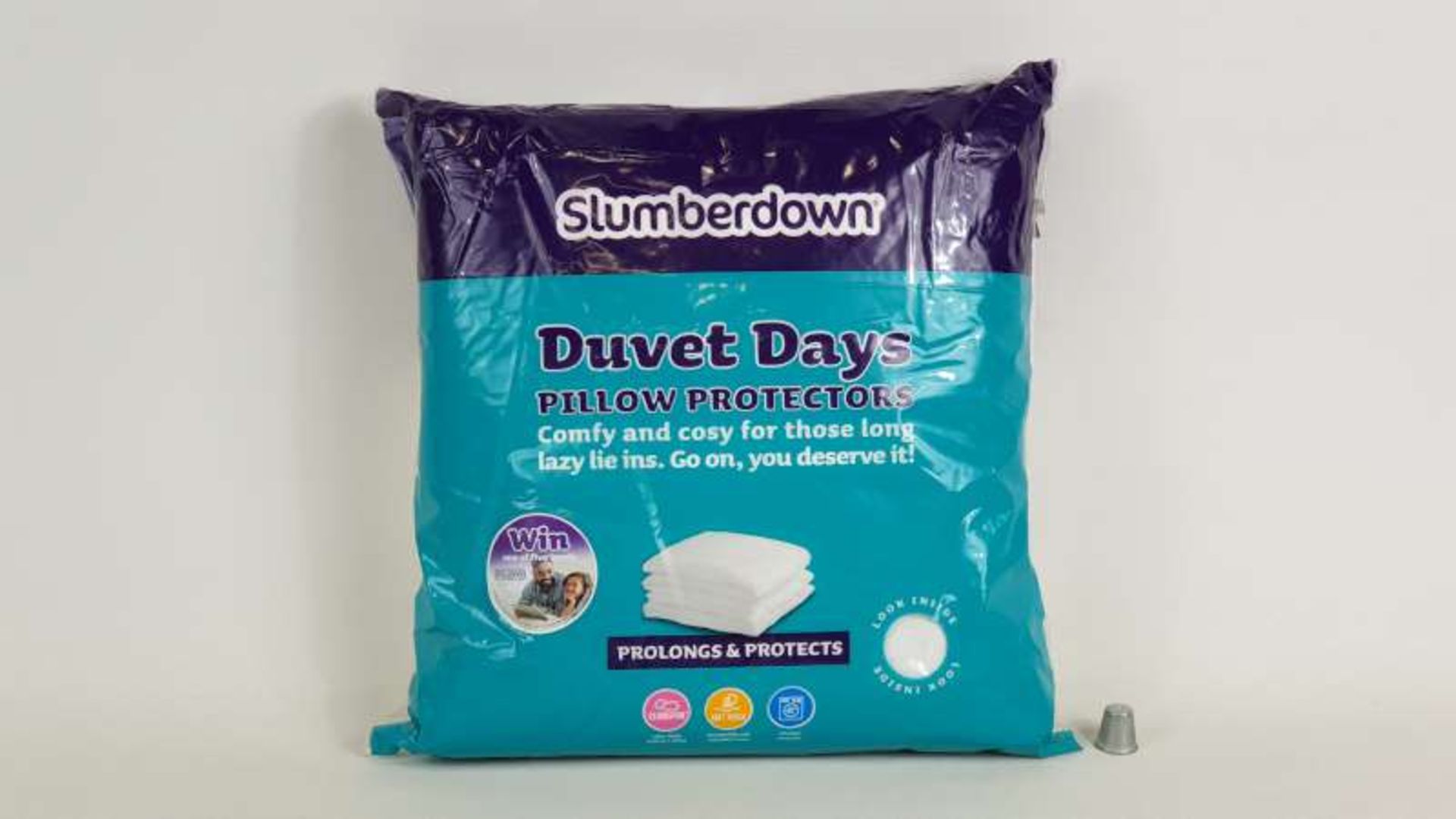 20 X PAIRS OF SLUMBERDOWN DUVET DAYS PILLOW PROTECTORS IN 5 BOXES