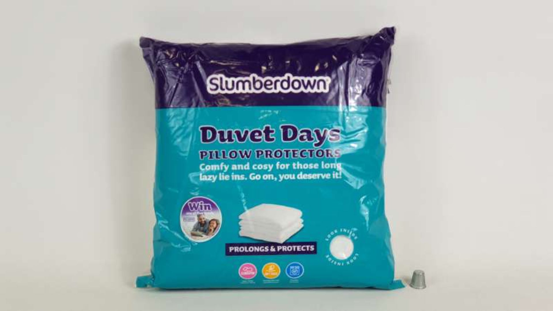 20 X PAIRS OF SLUMBERDOWN DUVET DAYS PILLOW PROTECTORS IN 5 BOXES