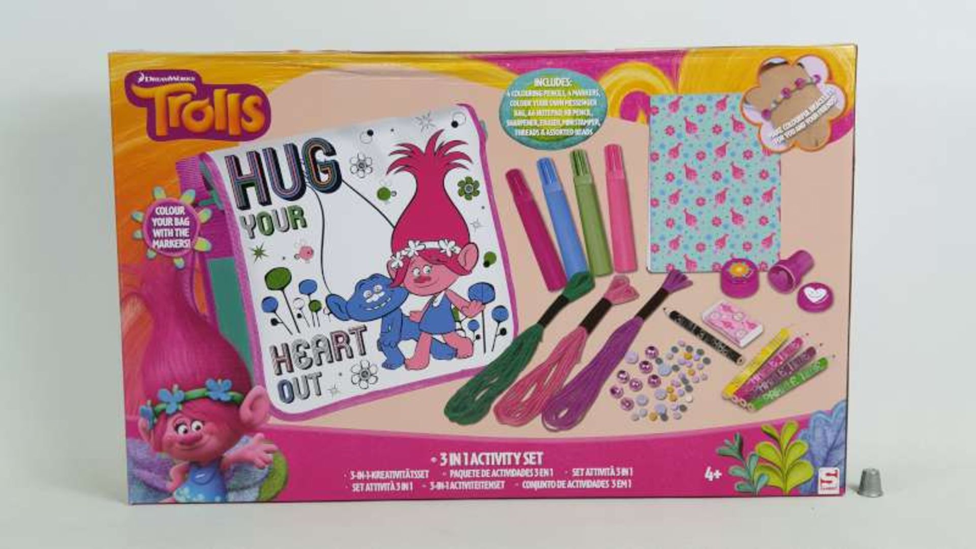 18 X DREAMWORKS TROLLS 3 IN 1 ACTIVITY SETS IN 3 BOXES