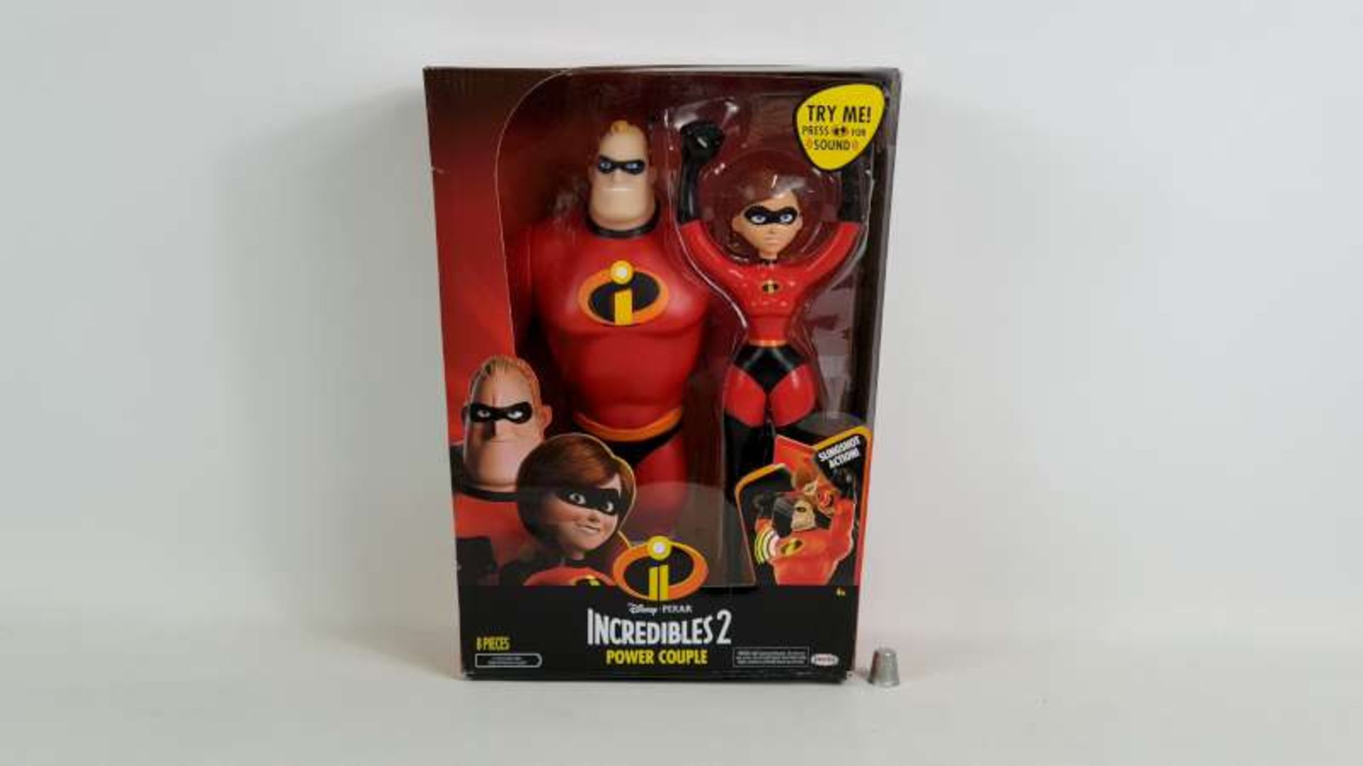 6 X BRAND NEW BOXED DISNEY PIXAR INCREDIBLES 2 POWER COUPLE FIGURE SETS