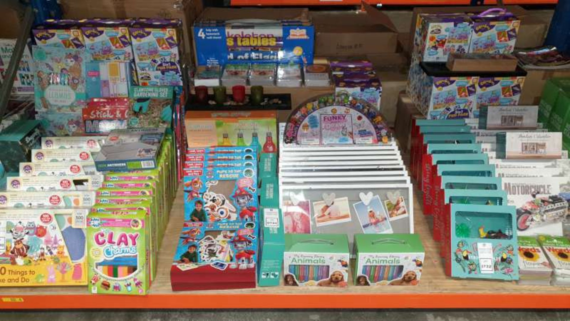 MIXED LOT CONTAINING PAW PATROL PUPS TO THE RESCUE, PICTURE FRAMES, PENCIL SETS, WALL CHART PACK, MY