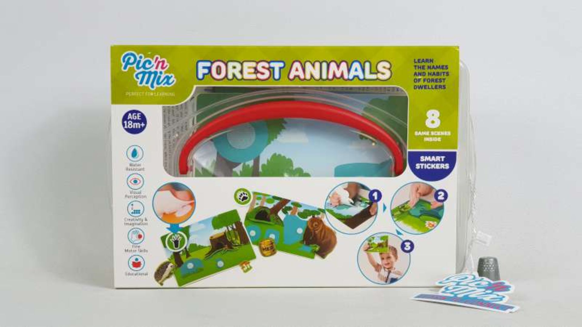 24 X PIC N MIX FOREST ANIMALS IN 1 BOX