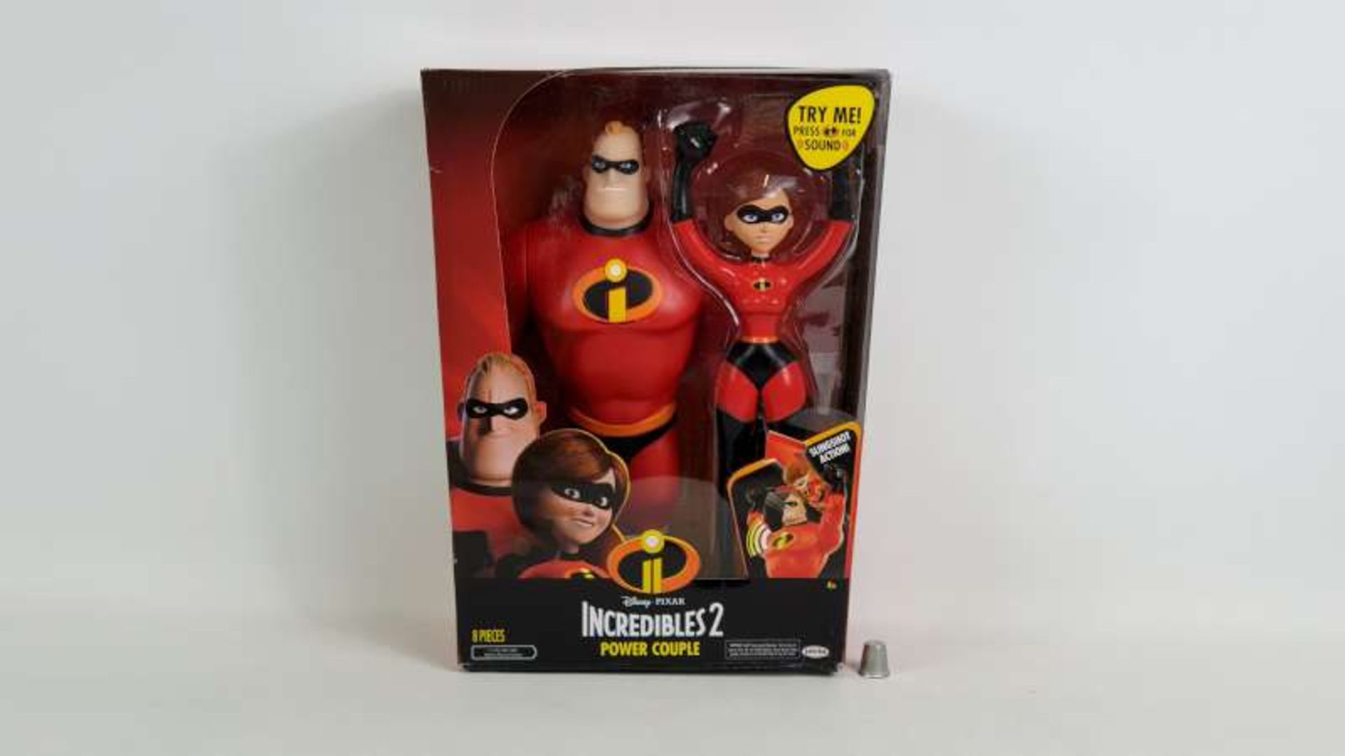 6 X BRAND NEW BOXED DISNEY PIXAR INCREDIBLES 2 POWER COUPLE FIGURE SETS