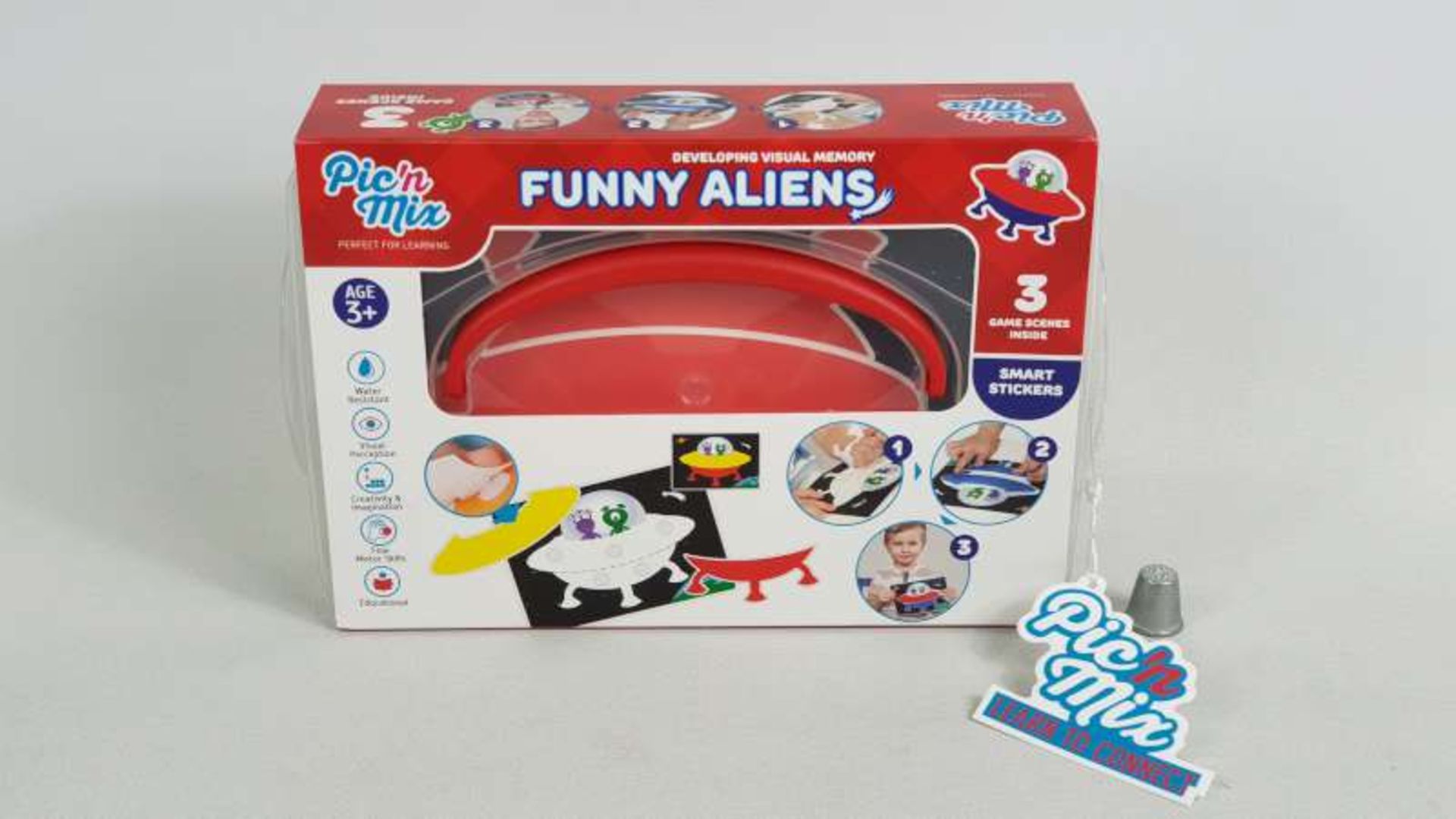 24 X BRAND NEW BOXED PIC N MIX ALIENS DEVELOPING VISUAL MEMORY EDUCATIONAL LEARNING GAMES IN 1 BOX