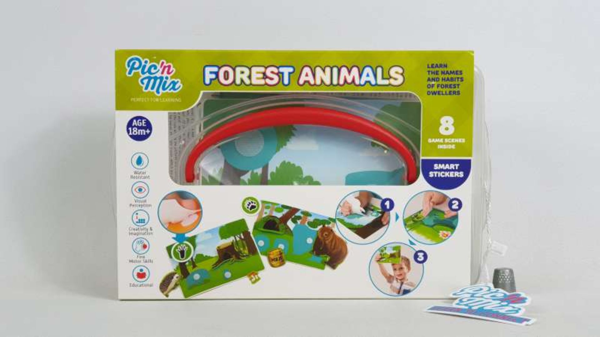 24 X PIC N MIX FOREST ANIMALS IN 1 BOX