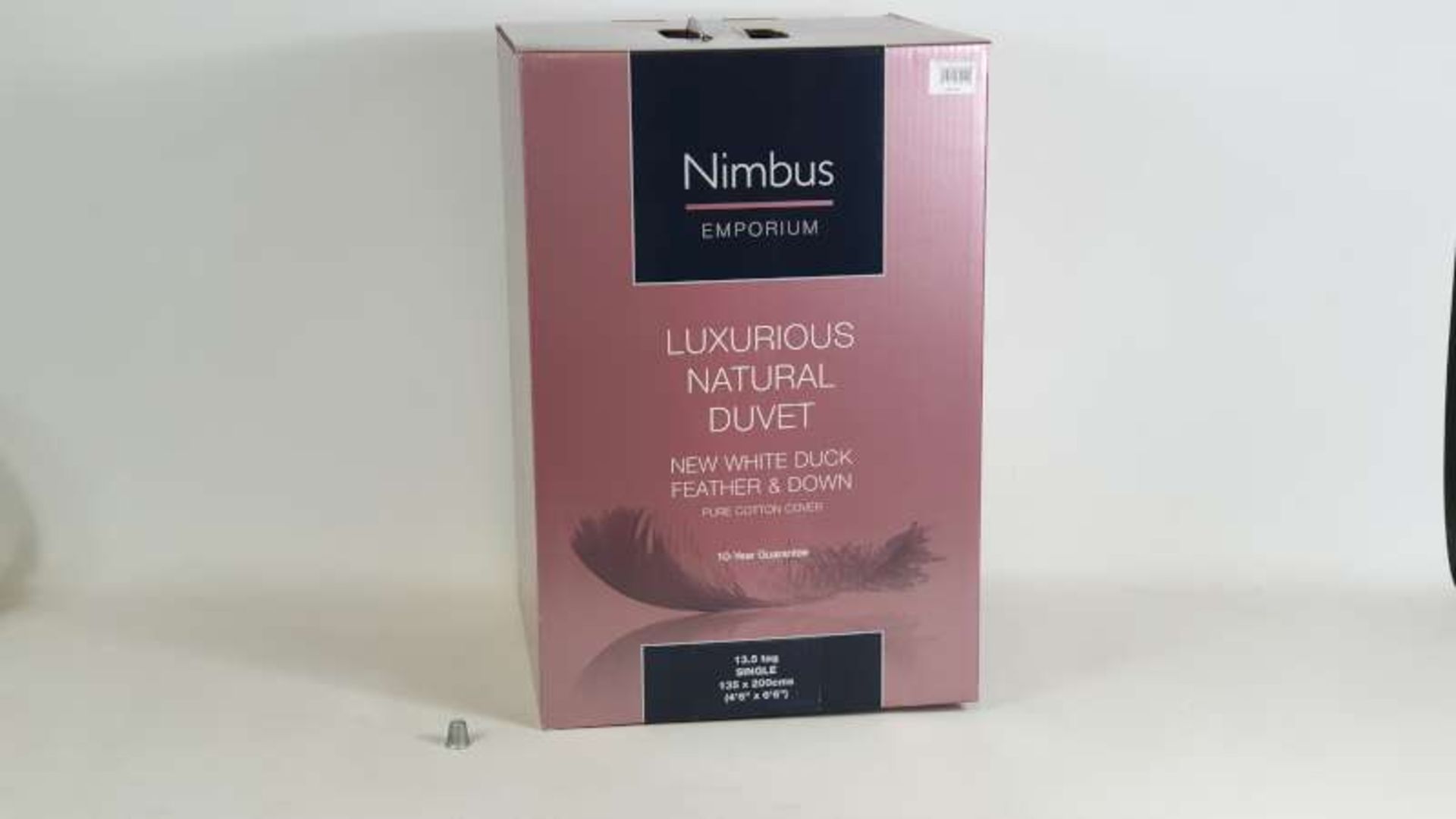 8 X NIMBUS NEW WHITE DUCK AND FEATHER DOWN 13.5 TOG SINGLE DUVETS